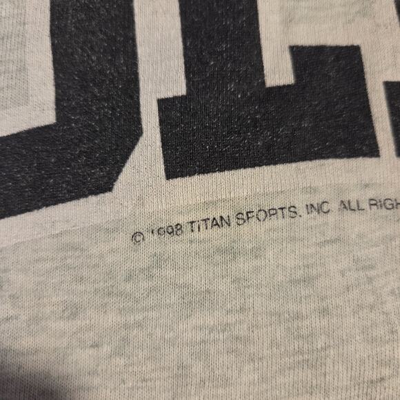 Vintage 90s WWF Stone Cold Steve Austin Shirt Wrestling Distressed Rare WWE 1998 - Picture 2 of 12